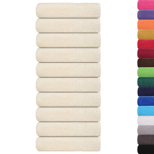 Shower Towels "FROGN" 10 pcs Cream 70x140 cm 360 gsm Shower Towels "FROGN" 10 pcs Cream 70x140 cm 360 gsm