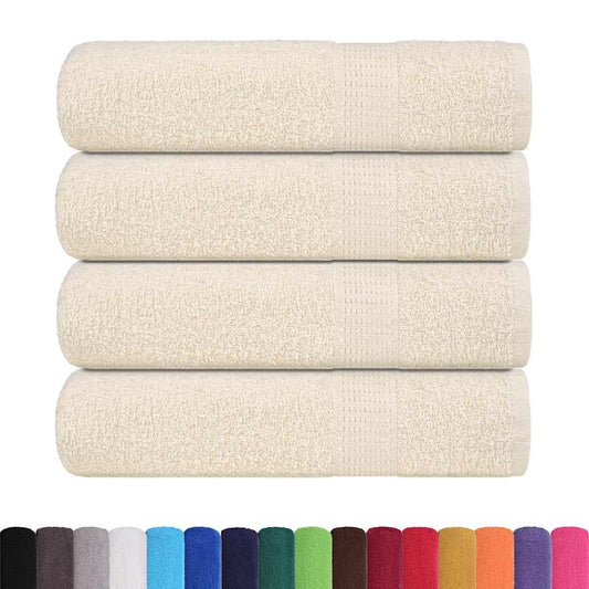 Bath Towels "FROGN" 4 pcs Cream 100x150 cm 360 gsm Bath Towels "FROGN" 4 pcs Cream 100x150 cm 360 gsm