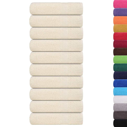 Bath Towels "FROGN" 10 pcs Cream 100x150 cm 360 gsm Bath Towels "FROGN" 10 pcs Cream 100x150 cm 360 gsm