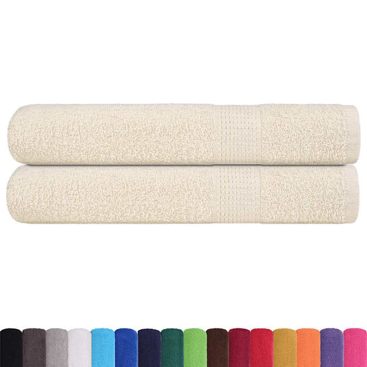 Towels "FROGN" 2 pcs Cream 100x200 cm 360 gsm Towels "FROGN" 2 pcs Cream 100x200 cm 360 gsm
