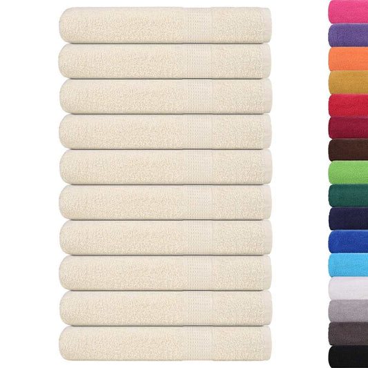 Towels "FROGN" 10 pcs Cream 100x200 cm 360 gsm Towels "FROGN" 10 pcs Cream 100x200 cm 360 gsm