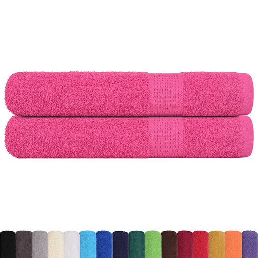 Towels "FROGN" 2 pcs Pink 100x200 cm 360 gsm Towels "FROGN" 2 pcs Pink 100x200 cm 360 gsm
