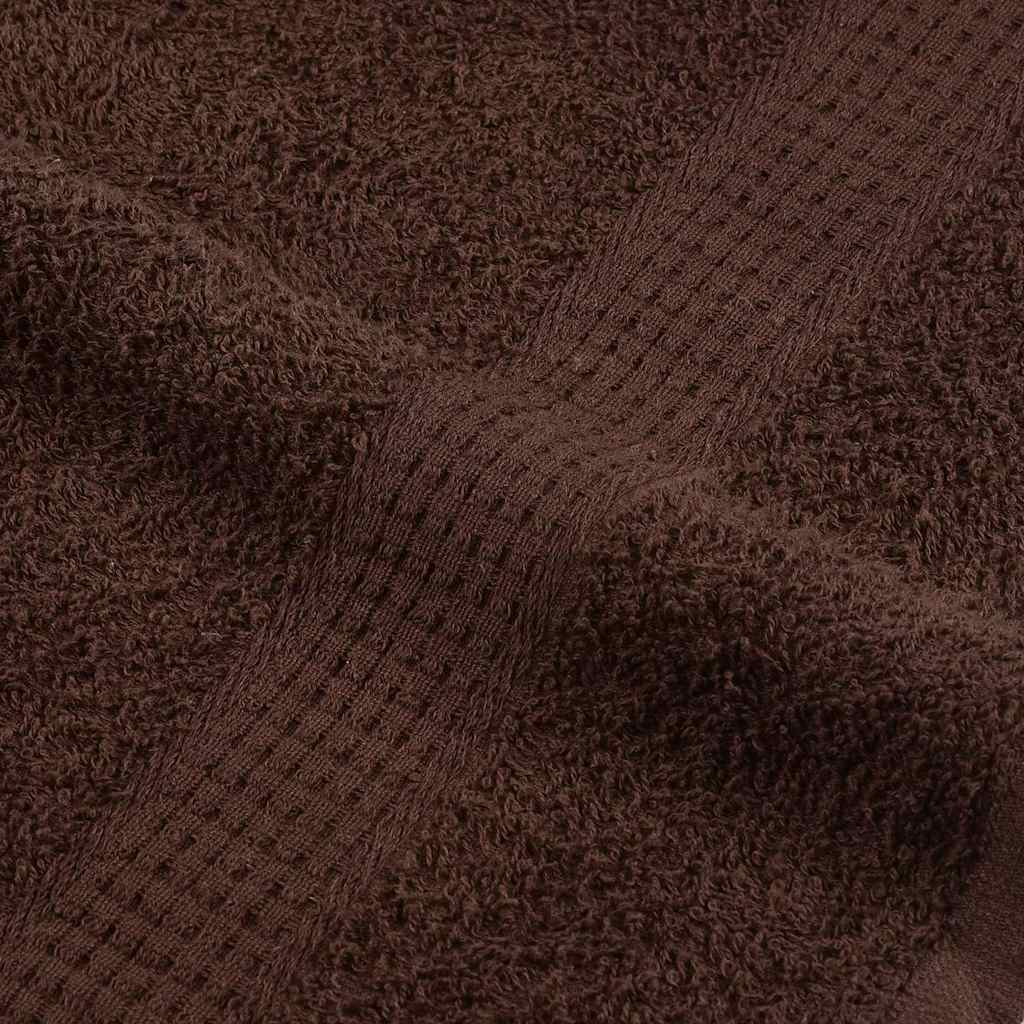 8 Piece Towel Set "FROGN" Brown 360 gsm
