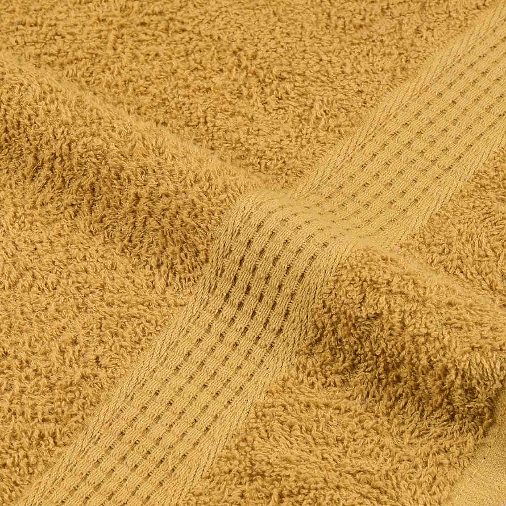 8 Piece Towel Set "FROGN" Gold 360 gsm