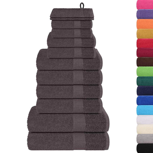 12 Piece Towel Set "FROGN" Anthracite 360 gsm 12 Piece Towel Set "FROGN" Anthracite 360 gsm