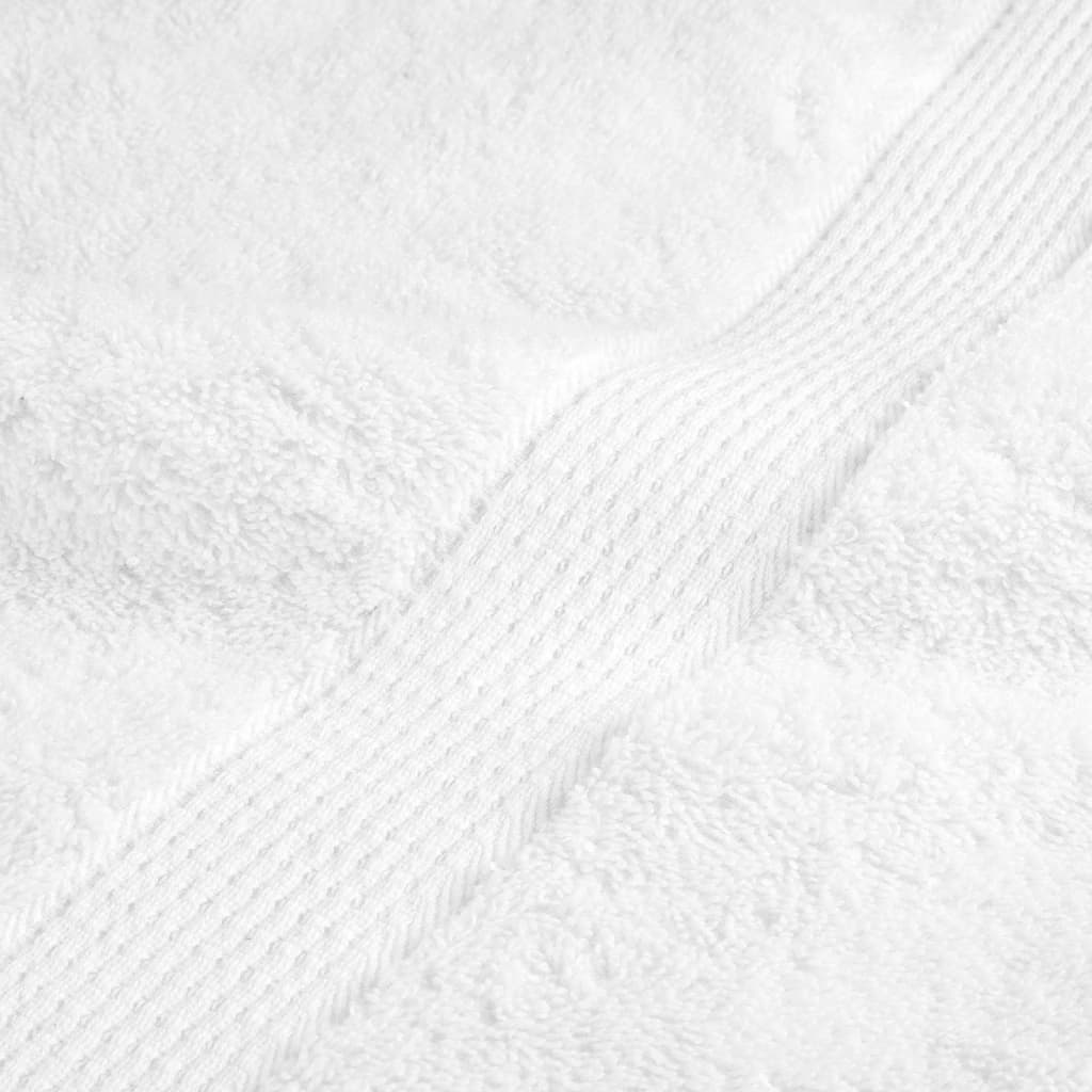 Premium Towels "SOLUND" 2 pcs White 100x200 cm 600 gsm