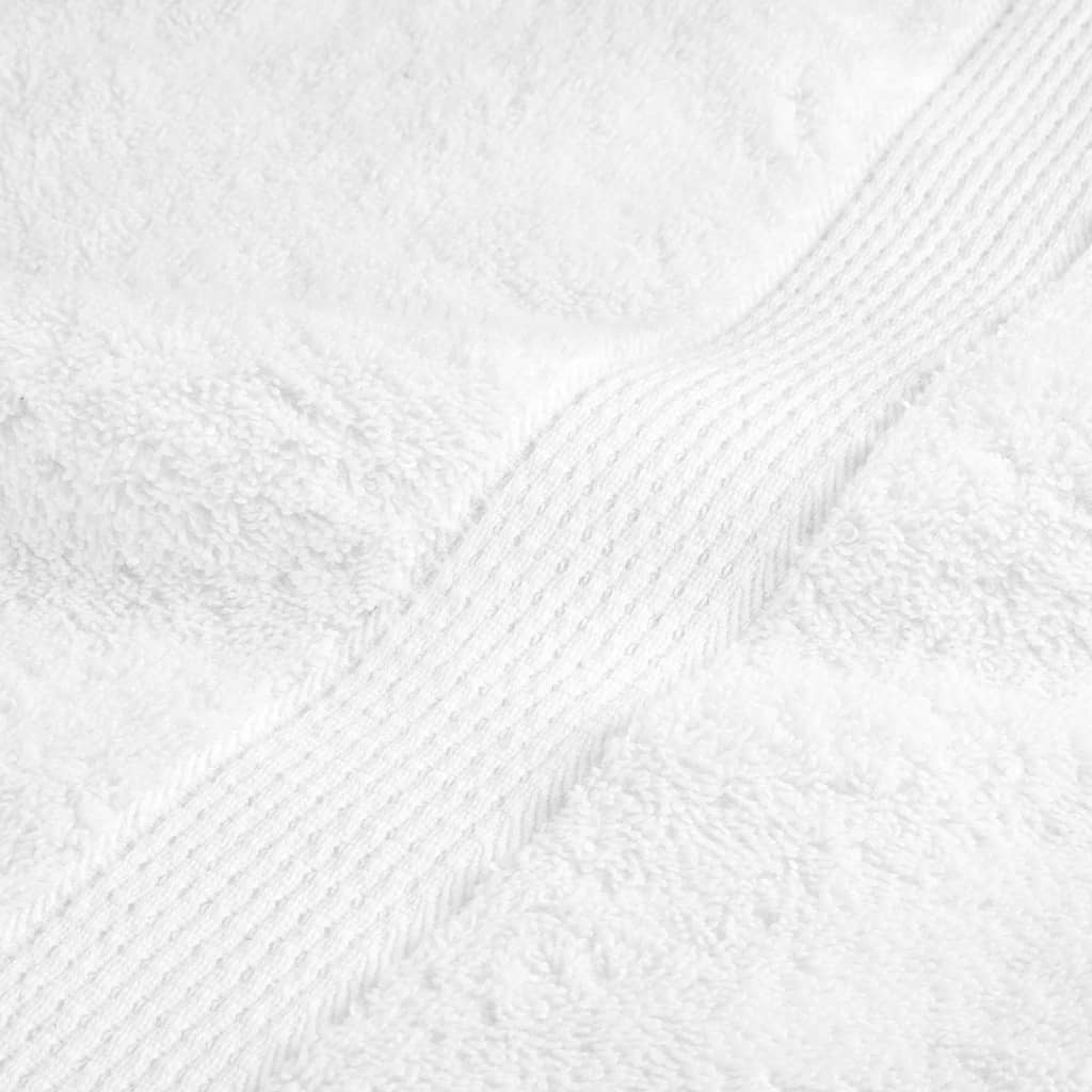 Premium Towels "SOLUND" 4 pcs White 100x200 cm 600 gsm