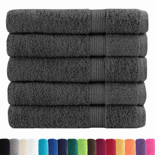Premium Towels "SOLUND" 50 pcs Anthracite 100x200 cm 600 gsm Premium Towels "SOLUND" 50 pcs Anthracite 100x200 cm 600 gsm