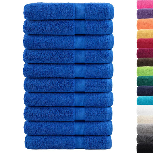 Premium Sauna Towels "SOLUND" 10 pcs Blue 80x200 cm 600 gsm Premium Sauna Towels "SOLUND" 10 pcs Blue 80x200 cm 600 gsm