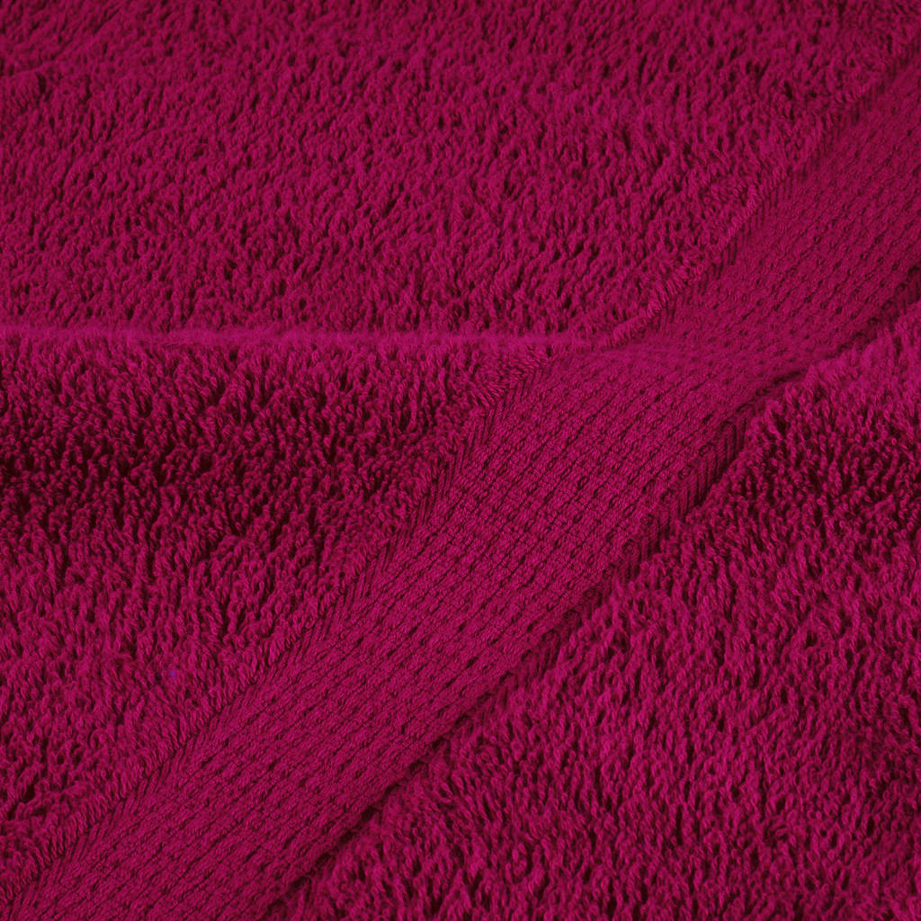 Premium Towels "SOLUND" 2 pcs Bordeaux 100x200 cm 600 gsm