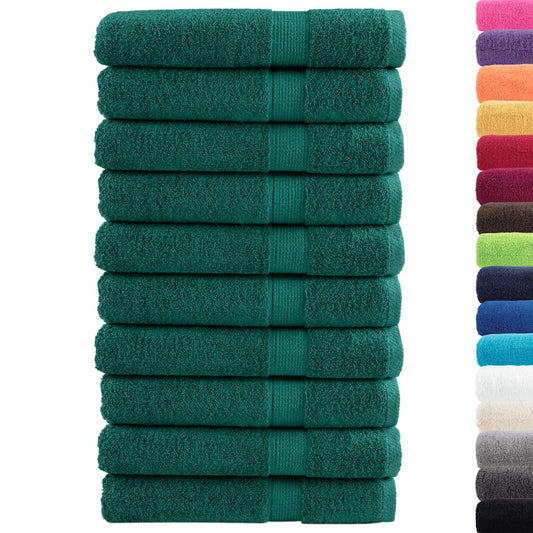 Premium Sauna Towels SOLUND 10 pcs Green 80x200 cm 600 gsm Premium Sauna Towels SOLUND 10 pcs Green 80x200 cm 600 gsm