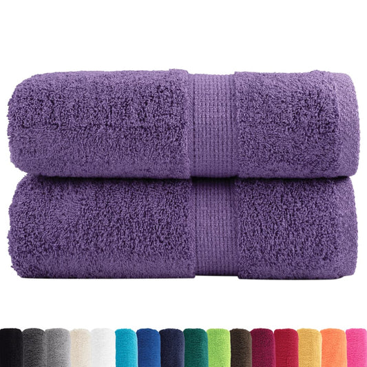 Premium Guest Towels SOLUND 2 pcs Purple 30x50 cm 600 gsm Premium Guest Towels SOLUND 2 pcs Purple 30x50 cm 600 gsm