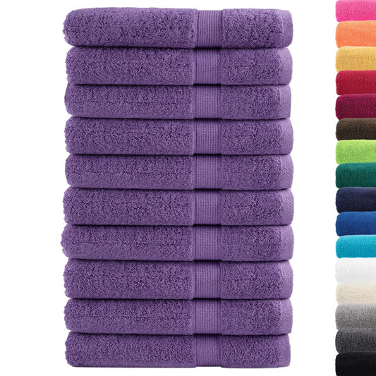 Premium Towels SOLUND 10 pcs Purple 100x200 cm 600 gsm Premium Towels SOLUND 10 pcs Purple 100x200 cm 600 gsm