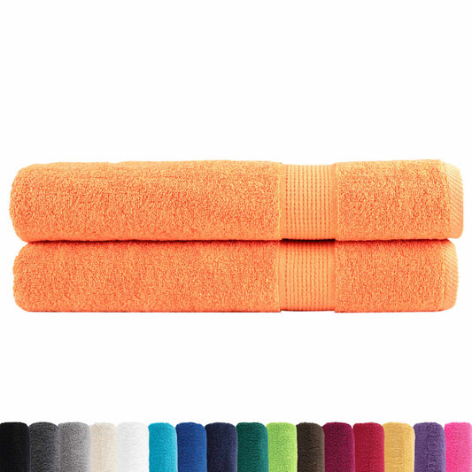 Premium Towels SOLUND 2 pcs Orange 100x200 cm 600 gsm Premium Towels SOLUND 2 pcs Orange 100x200 cm 600 gsm