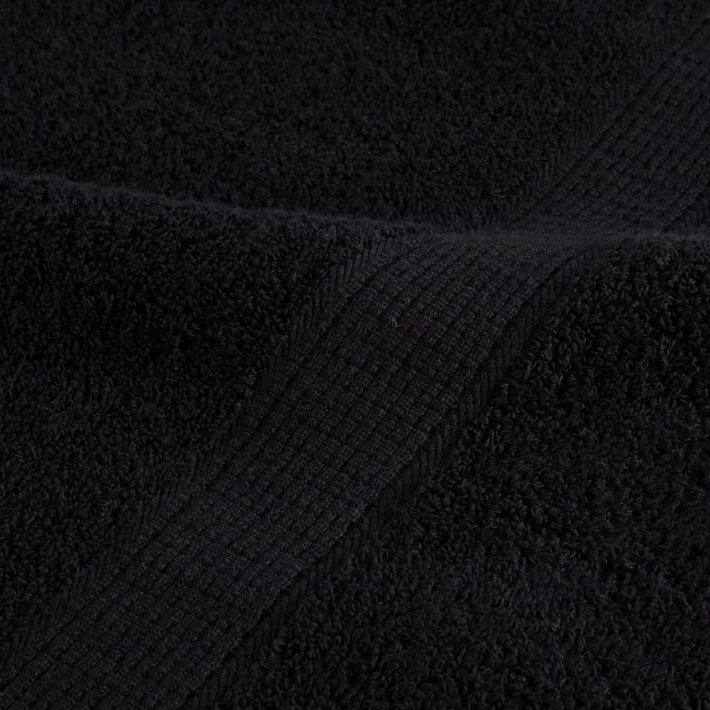 Premium Wash Towels SOLUND 4 pcs Black 30x30 cm 600 gsm