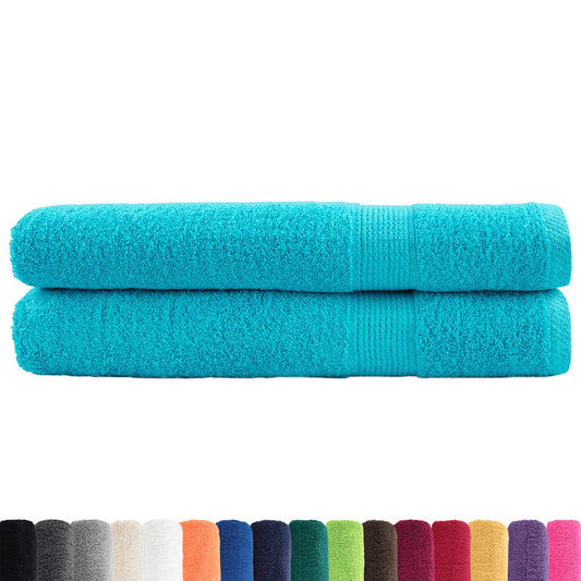 Premium Towels SOLUND 2 pcs Turquoise 100x200 cm 600 gsm Premium Towels SOLUND 2 pcs Turquoise 100x200 cm 600 gsm