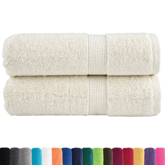 Premium Guest Towels SOLUND 2 pcs Cream 30x50 cm 600 gsm Premium Guest Towels SOLUND 2 pcs Cream 30x50 cm 600 gsm