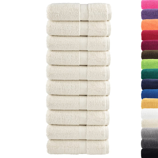 Premium Guest Towels SOLUND 10 pcs Cream 30x50 cm 600 gsm Premium Guest Towels SOLUND 10 pcs Cream 30x50 cm 600 gsm