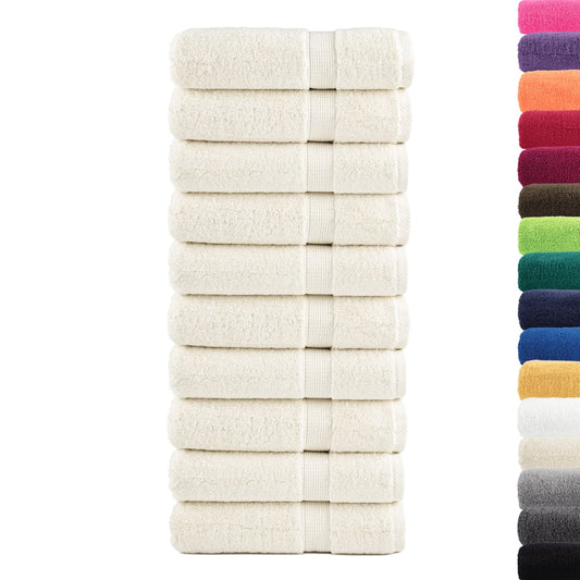 Premium Hand Towels SOLUND 10 pcs Cream 50x100 cm 600 gsm Premium Hand Towels SOLUND 10 pcs Cream 50x100 cm 600 gsm