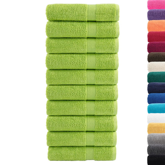 Premium Bath Towels "SOLUND" 10 pcs Apple Green 100x150 cm 600 gsm Premium Bath Towels "SOLUND" 10 pcs Apple Green 100x150 cm 600 gsm