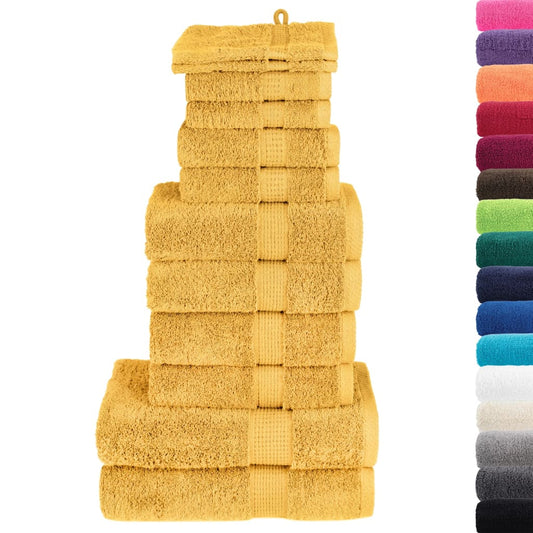12 Piece Premium Towel Set SOLUND Gold 600 gsm 12 Piece Premium Towel Set SOLUND Gold 600 gsm