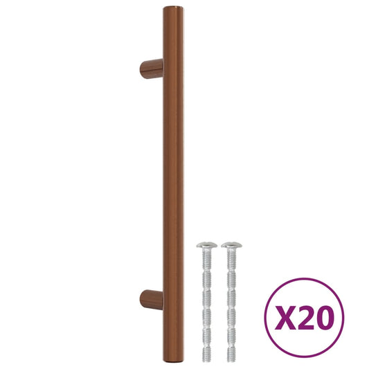 Cabinet Handles 20 pcs Bronze 160 mm Stainless Steel Cabinet Handles 20 pcs Bronze 160 mm Stainless Steel