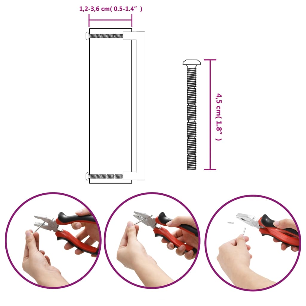 Cabinet Handles 20 pcs Silver 224 mm Stainless Steel