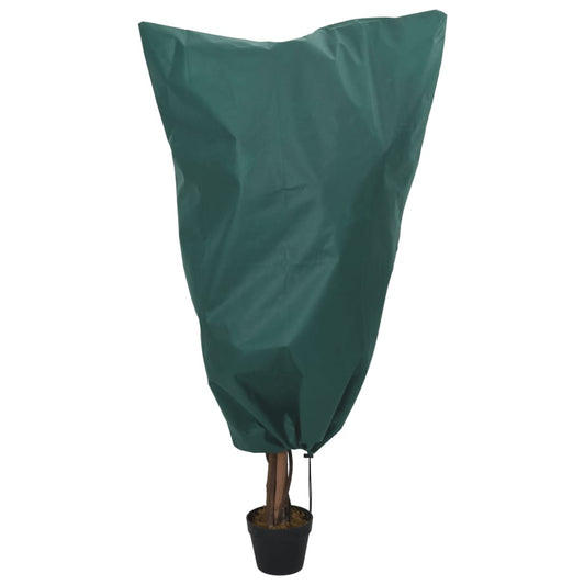 Plant Fleece Covers with Drawstring 4 pcs 70 g/m² 0.8x1 m Plant Fleece Covers with Drawstring 4 pcs 70 g/m² 0.8x1 m