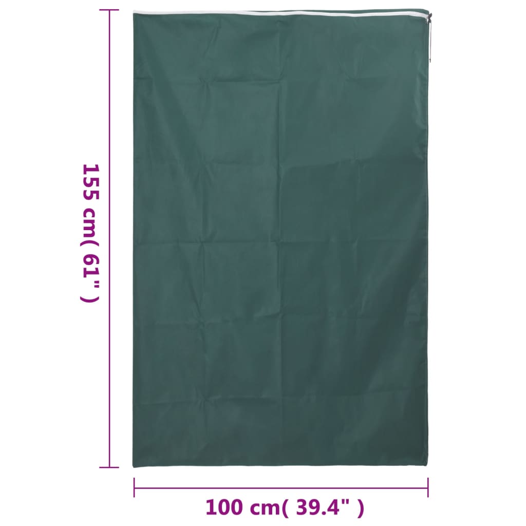 Plant Fleece Covers with Zip 2 pcs 70 g/m² 1x1.55 m