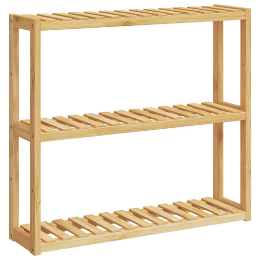Bathroom Shelf 3-Tier Wall-mounted 60x15x54 cm Bamboo Bathroom Shelf 3-Tier Wall-mounted 60x15x54 cm Bamboo