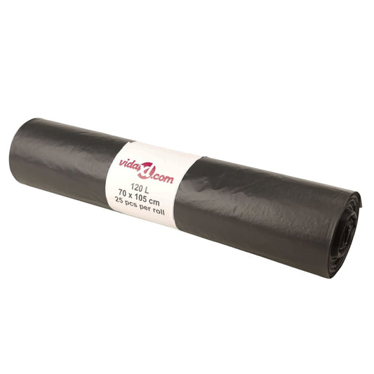 Bin Bags 250 pcs Black 120 L Bin Bags 250 pcs Black 120 L