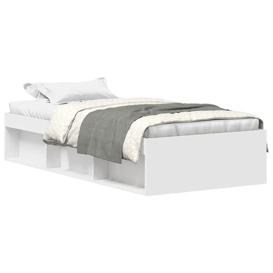 Bed Frame without Mattress White 90x200 cm Bed Frame without Mattress White 90x200 cm