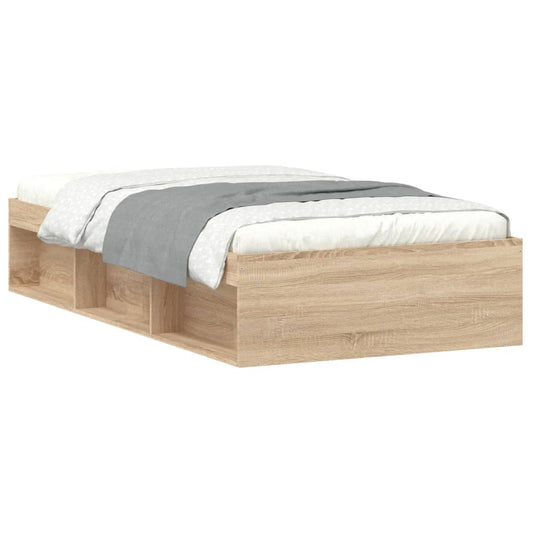 Bed Frame without Mattress Sonoma Oak 90x200 cm Bed Frame without Mattress Sonoma Oak 90x200 cm