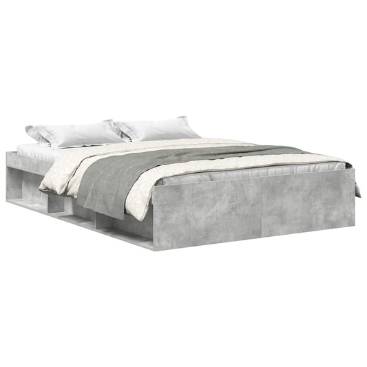 Bed Frame without Mattress Concrete Grey 120x200 cm Bed Frame without Mattress Concrete Grey 120x200 cm