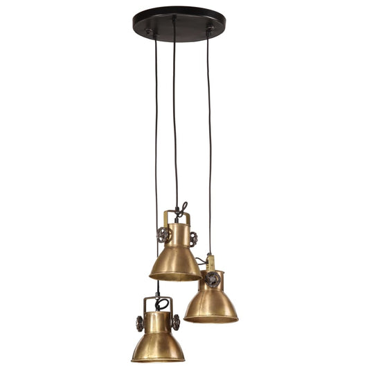 Hanging Lamp 25 W Antique Brass 30x30x100 cm E27 Hanging Lamp 25 W Antique Brass 30x30x100 cm E27