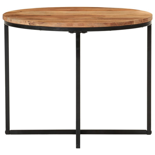 Coffee Table 55x55x45 cm Solid Wood Acacia and Iron Coffee Table 55x55x45 cm Solid Wood Acacia and Iron