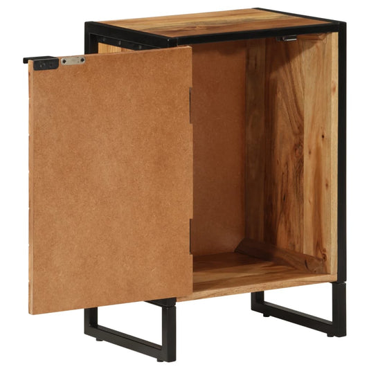 Bathroom Cabinet 40x30x60 cm Solid Wood Acacia and Iron Bathroom Cabinet 40x30x60 cm Solid Wood Acacia and Iron