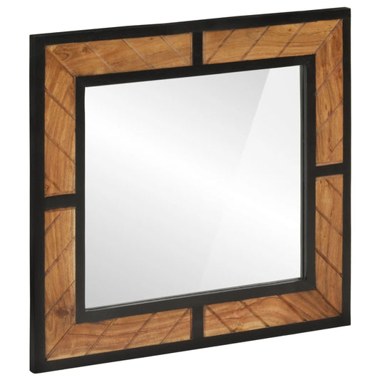 Bathroom Mirror 60x1x55 cm Solid Wood Acacia Bathroom Mirror 60x1x55 cm Solid Wood Acacia