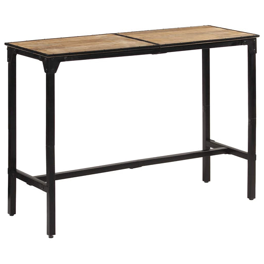Bar Table 150x55x107 cm Solid Rough Wood Mango Bar Table 150x55x107 cm Solid Rough Wood Mango