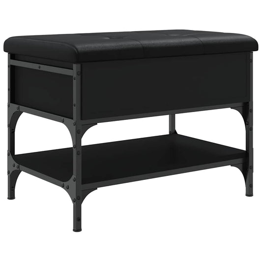 Shoe Bench Black 62x42x45 cm Engineered Wood Shoe Bench Black 62x42x45 cm Engineered Wood