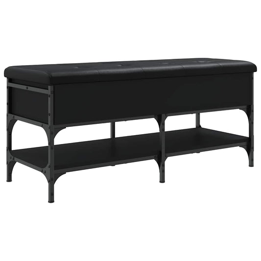 Shoe Bench Black 102x42x45 cm Engineered Wood Shoe Bench Black 102x42x45 cm Engineered Wood