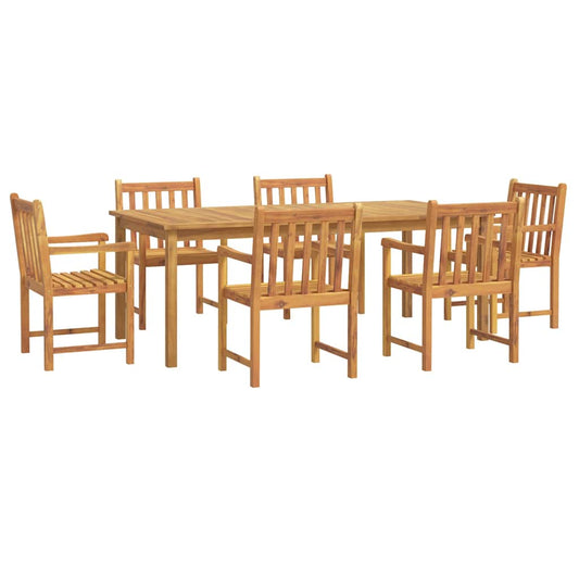 7 Piece Garden Dining Set Solid Wood Acacia 7 Piece Garden Dining Set Solid Wood Acacia