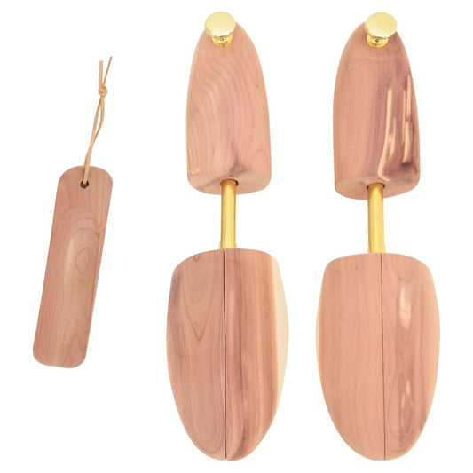 Shoe Stretcher with Shoe Horn EU 44-45 Solid Wood Cedar Shoe Stretcher with Shoe Horn EU 44-45 Solid Wood Cedar