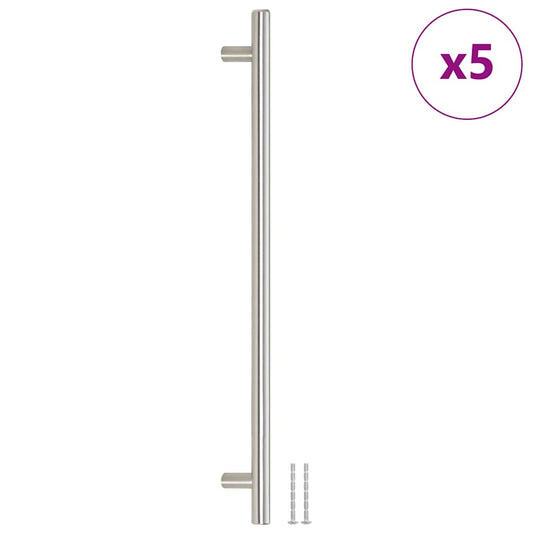 Cabinet Handles 5 pcs Silver 320 mm Stainless Steel Cabinet Handles 5 pcs Silver 320 mm Stainless Steel