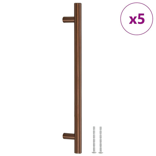 Cabinet Handles 5 pcs Bronze 192 mm Stainless Steel Cabinet Handles 5 pcs Bronze 192 mm Stainless Steel