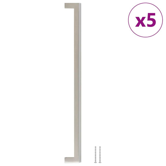 Cabinet Handles 5 pcs Silver 320 mm Stainless Steel Cabinet Handles 5 pcs Silver 320 mm Stainless Steel