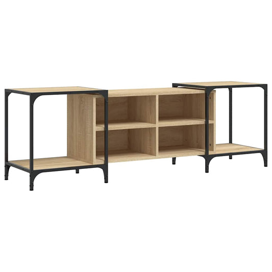 TV Cabinet Sonoma Oak 153x37x50 cm Engineered Wood TV Cabinet Sonoma Oak 153x37x50 cm Engineered Wood