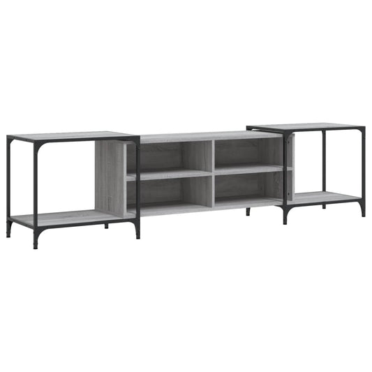 TV Cabinet Grey Sonoma 203x37x50 cm Engineered Wood TV Cabinet Grey Sonoma 203x37x50 cm Engineered Wood