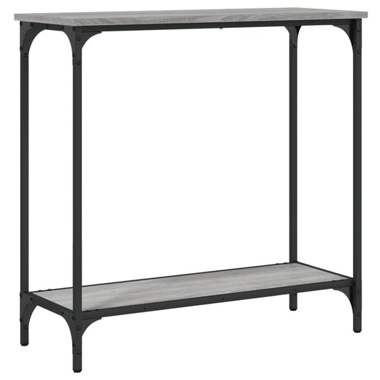 Console Table Grey Sonoma 75x30.5x75 cm Engineered Wood Console Table Grey Sonoma 75x30.5x75 cm Engineered Wood