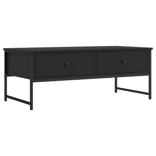Coffee Table Black 101x49x39.5 cm Engineered Wood Coffee Table Black 101x49x39.5 cm Engineered Wood